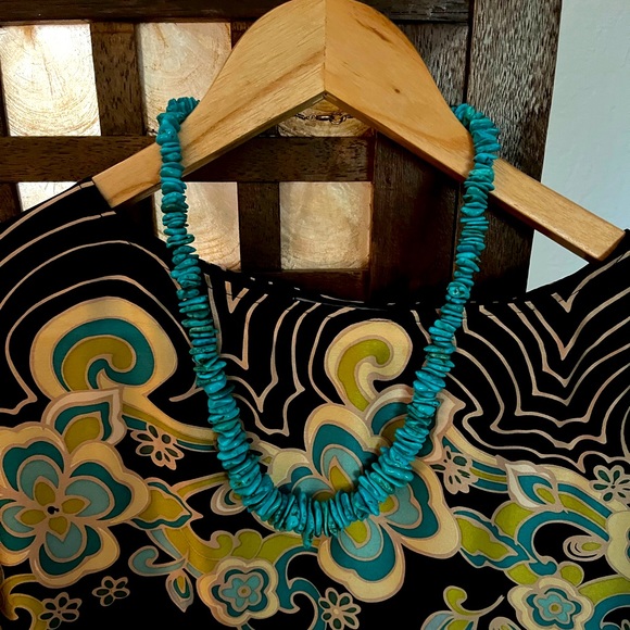 Turquoise and Sterling Silver necklace - Picture 3 of 13